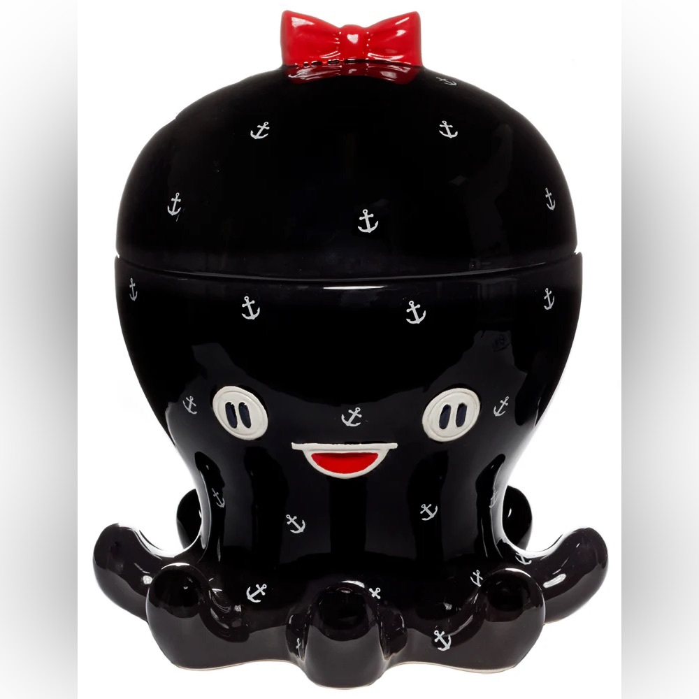 Sourpuss Retired Smiling Octopus 🐙 Canister